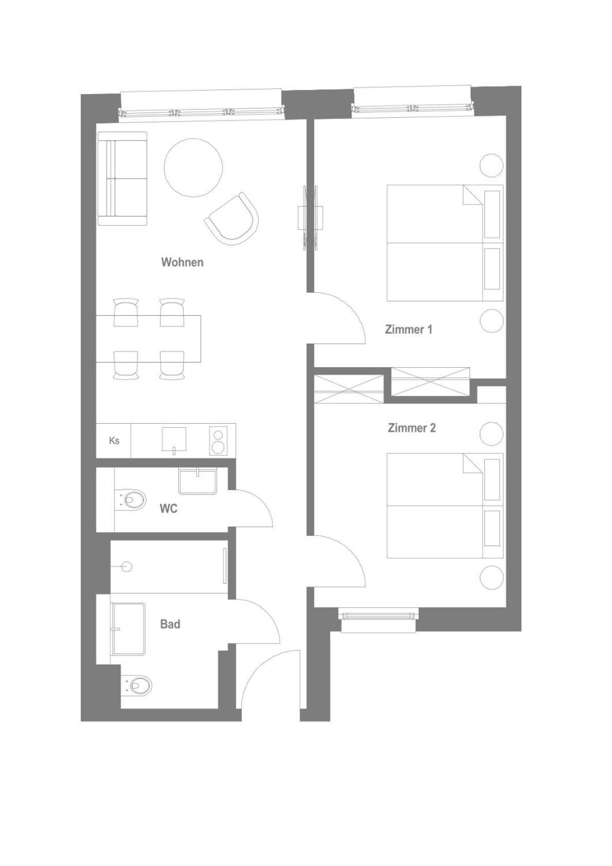 Arbio I Makro Apartments Хамбург Стая снимка
